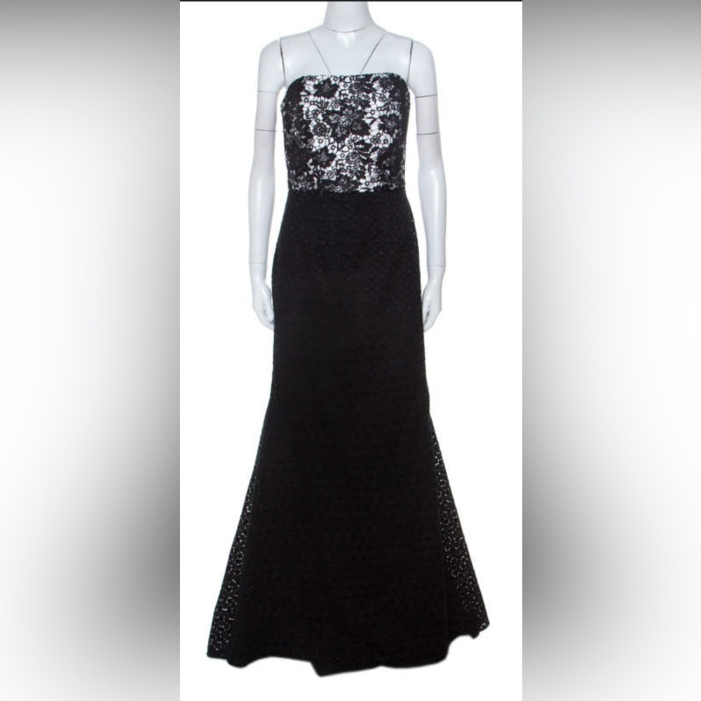 Monique Lhuillier Lace Gown 4